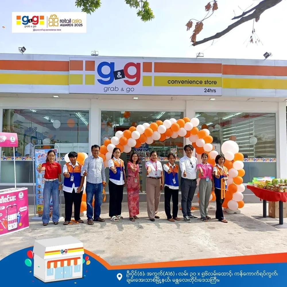 A brand-new g&g store in Chan Aye Thar San,Mandalay