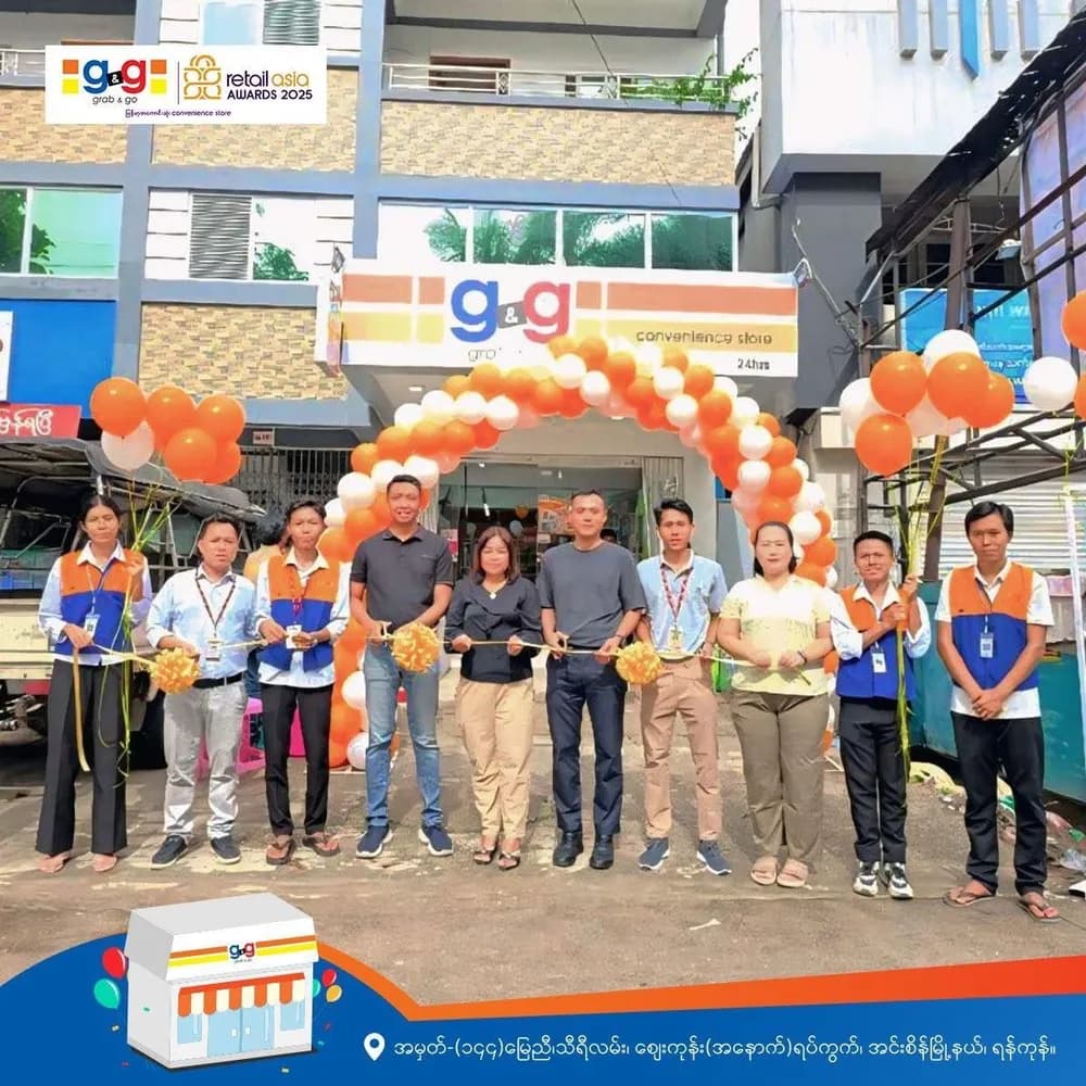 A brand-new g&g store in Insein Township,Yangon Region