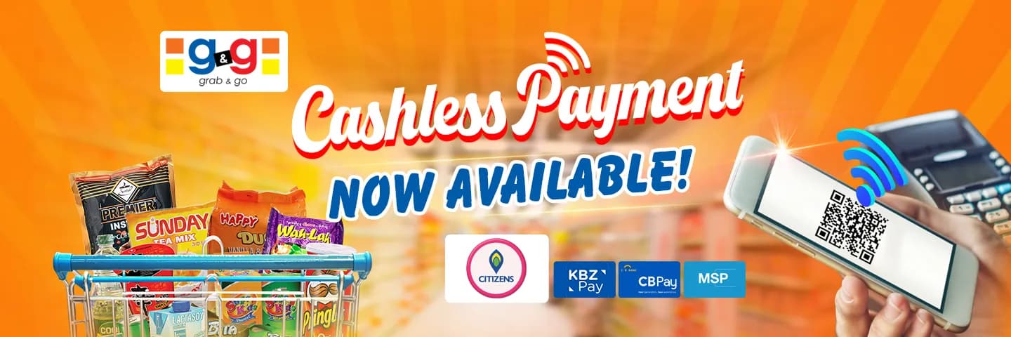 Cashless payment at Grab & Go